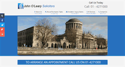 Desktop Screenshot of johnolearysolicitors.com